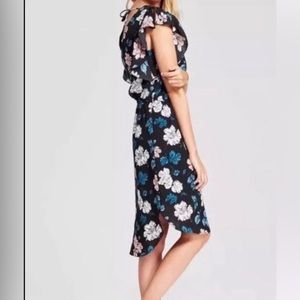 Black and floral women’s dress